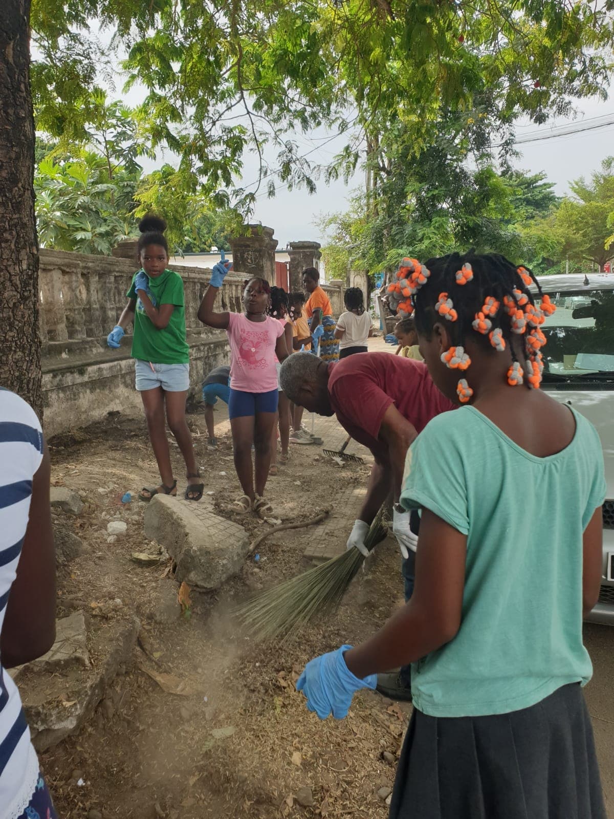 Participação dos alunos numa atividade no exterior