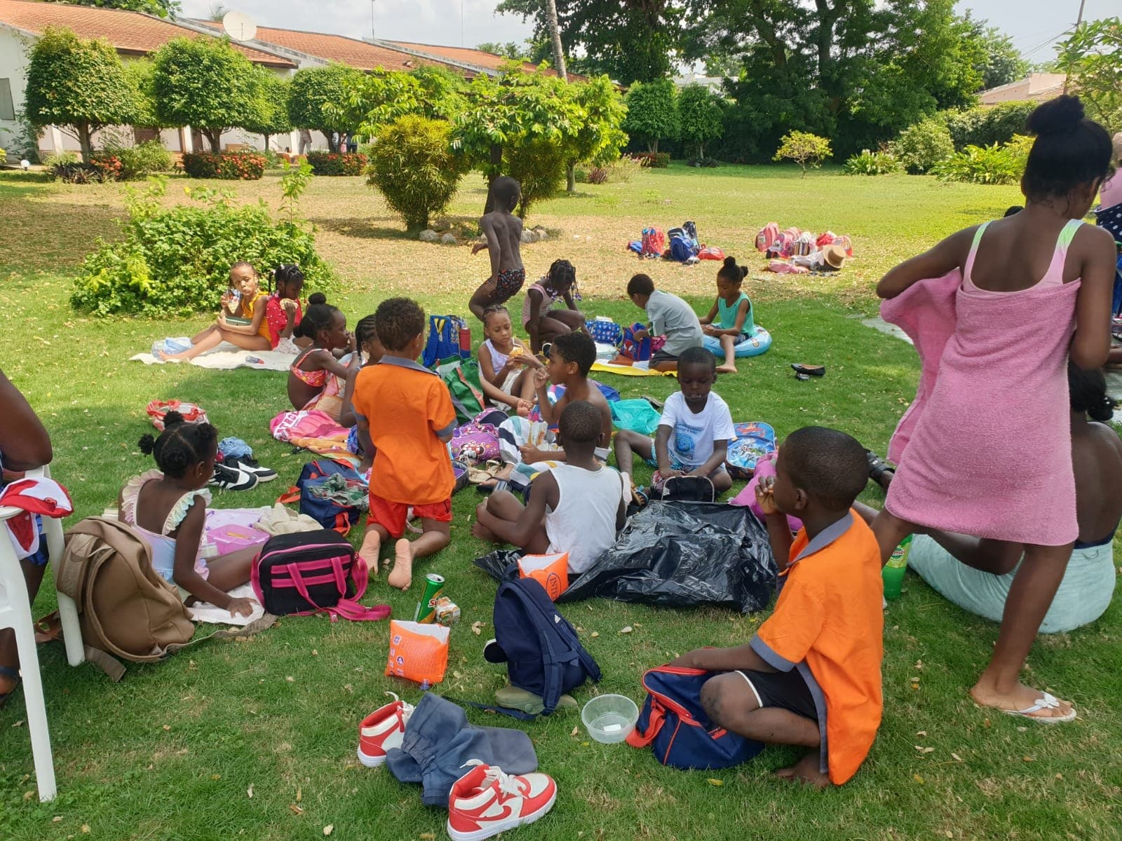 Momento de convívio e partilha entre alunos